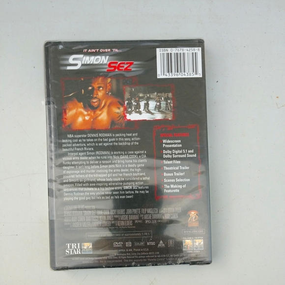 Simon Sex DVD 1999 Rodman Brand New Sealed TriStar - Picture 2 of 5